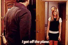 Rachel get's off the plane to get to Ross| F.R.I.E.N.D.S 